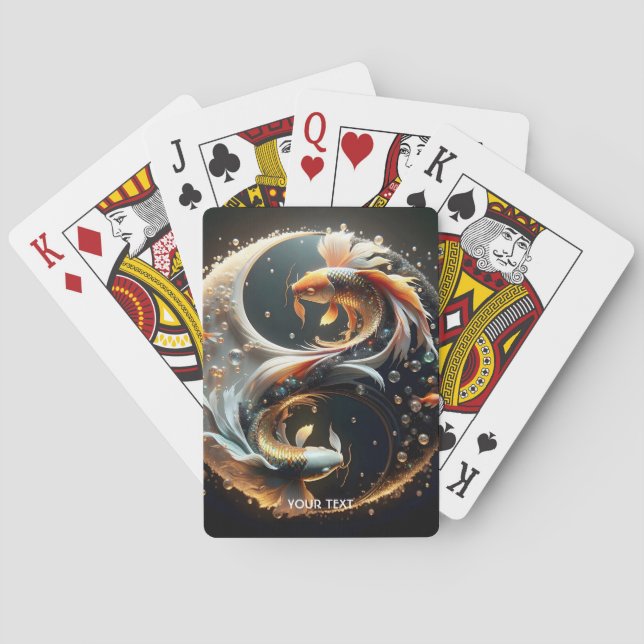Baralho Fantasy Cute Koi Yin Yang (Verso)