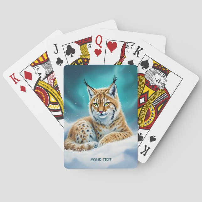 Baralho Fantasy Cute Lynx Winter (Verso)