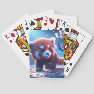 Baralho Fantasy Cute Panda Red Butterfly