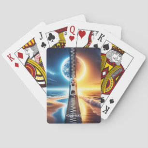 Baralho Fantasy Cute Zipper Night Day