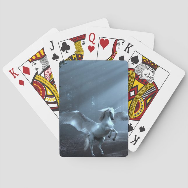 Baralho Fantasy Unicorn em Floresta (Verso)