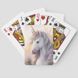 Baralho Fantasy Unicorn tocando cartas