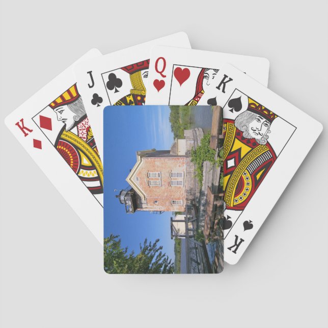 Baralho Farol de Saugerties, Rio Hudson, Nova Iorque (Verso)