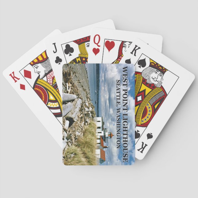 Baralho Farol de West Point, Seattle Washington (Verso)