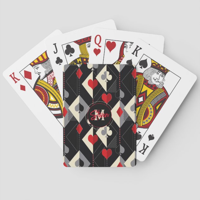 Baralho Fatos de jogar cartas no pôquer. (Verso)