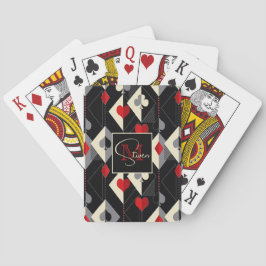 Baralho Fatos de jogar cartas no pôquer.