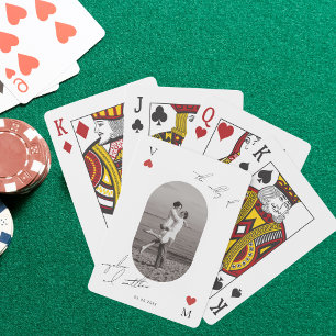 Baralho Favor de Álbum de Fotos de Casamento no Cassino Ve