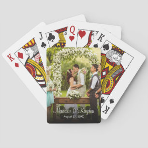 Baralho Favor de Casamento de Foto Personalizado