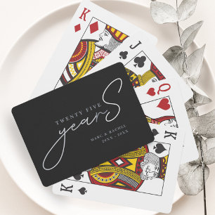 Baralho Favoritos para Bodas de Prata de 25 anos