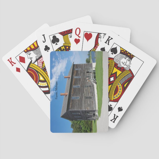 Baralho Fayette Opera House jogando cartas (Verso)