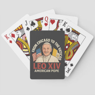 Baralho Fé Cristã da Igreja Católica do Papa Leão American