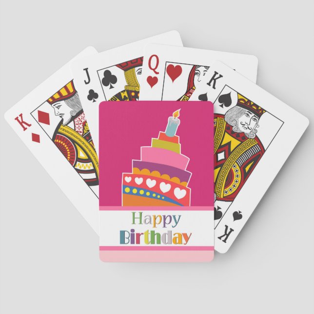 Baralho Feliz aniversario (Verso)