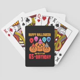 Baralho Feliz aniversário do Dia 65 de Halloween