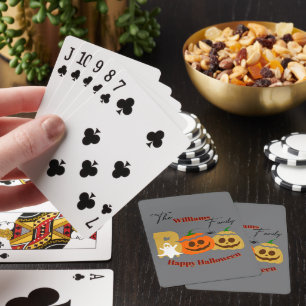 Baralho Feliz Halloween Abóbora Assustadora