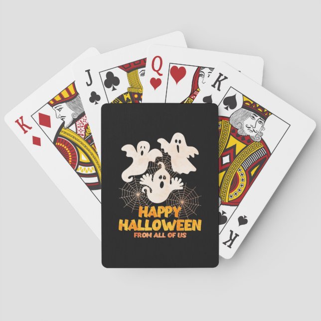 Baralho Feliz Halloween De Todos Nós (Verso)