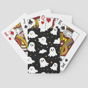 Baralho Feliz Halloween Ghost Cloudy Star Sky