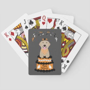 Baralho Feliz Ouro de Halloween Retriever Spooky Ghost Boo