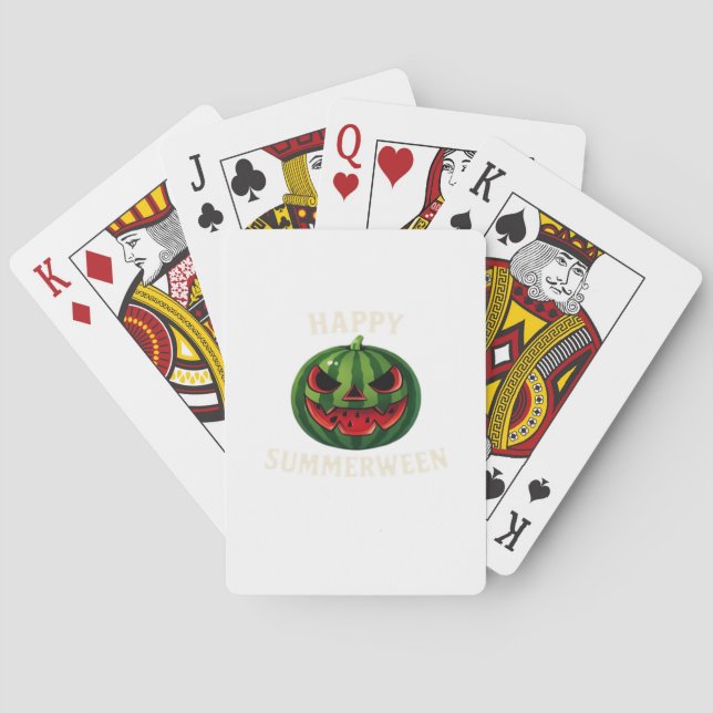 Baralho Feliz Summerween Watermelon Jack O’ Lanterna - Fun (Verso)
