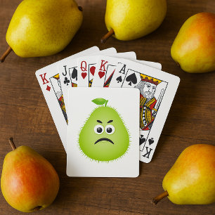 Baralho Felpudo Grumado Caráter de Fruta Engraçado