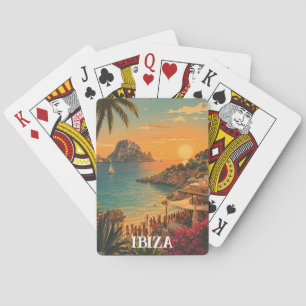 Baralho Férias de Verão na Ibiza Vintage Espanha