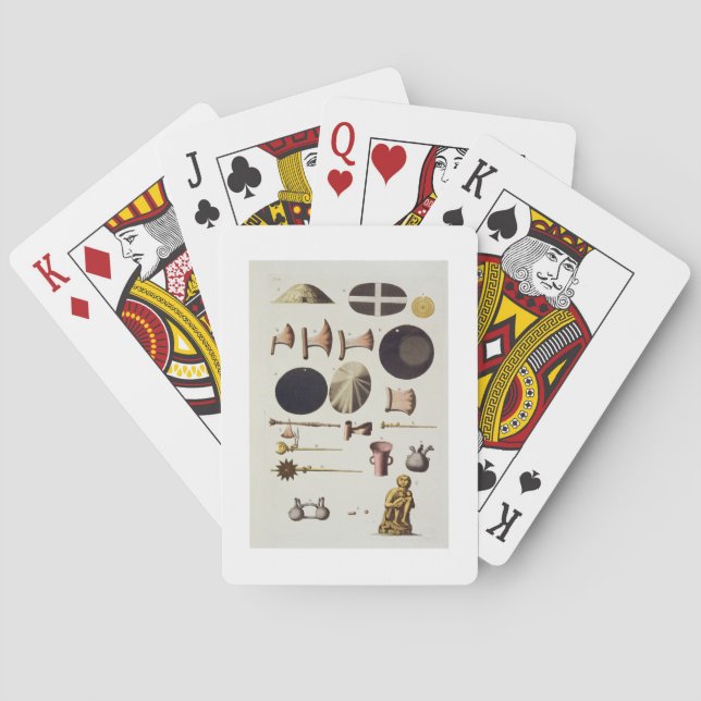 Baralho Ferramentas e artefatos incas, Peru, de "O Figurin (Verso)