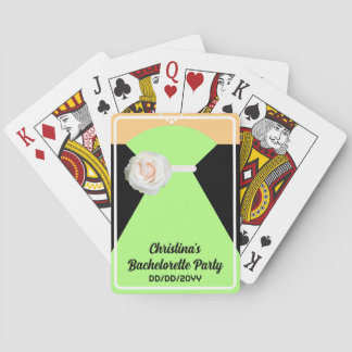 Baralho Festa de Despedida de Solteira Poker Branco e Verd