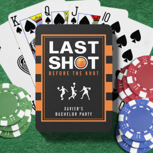 Baralho Festa de Despedida de Solteiro de Basquete Último 