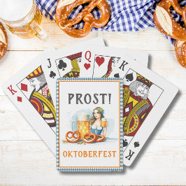 Baralho Festa do Oktoberfest Cerveja e Pretzels Salve a Da