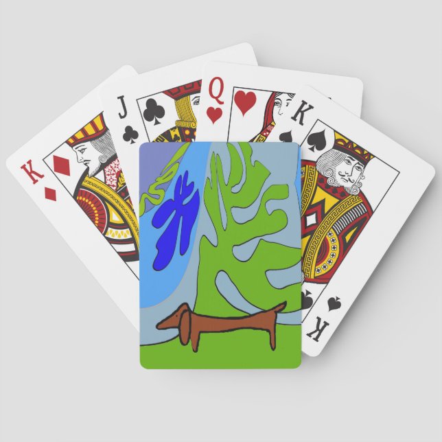 Baralho Filadélfia, Dachshund, (Verso)