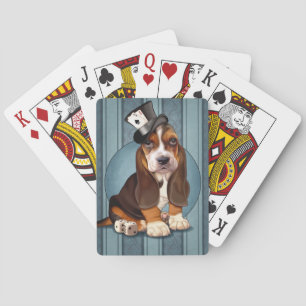 Baralho Filhote de cachorro de jogo de Basset Hound