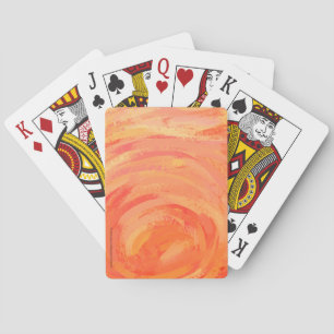 Baralho Fire Lake Orange Swirl