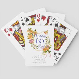 Baralho Fita de Rosa Dourada 60º Aniversário