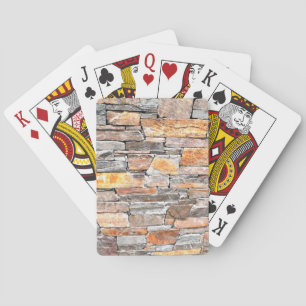 Baralho Flagstone padrão natural de pedra tijolos