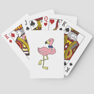 Baralho Flamingo como cavalheiro com Tie