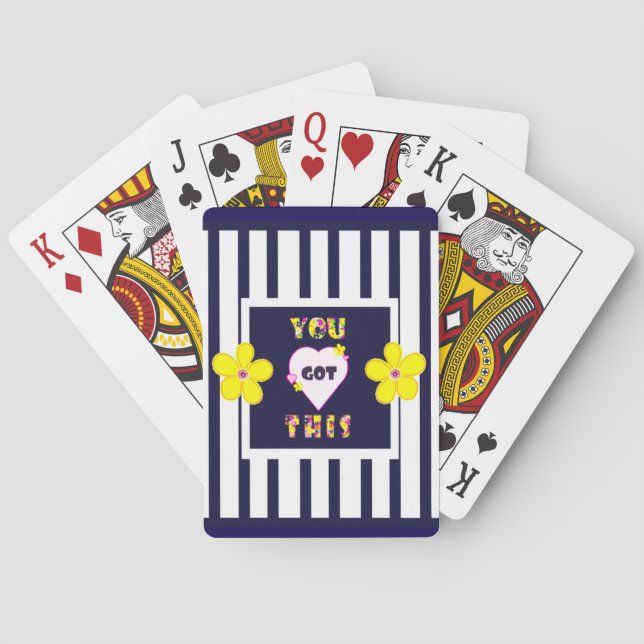 Baralho Flor Amarelo-Amarelo-Brilhante para Notebook com m (Verso)