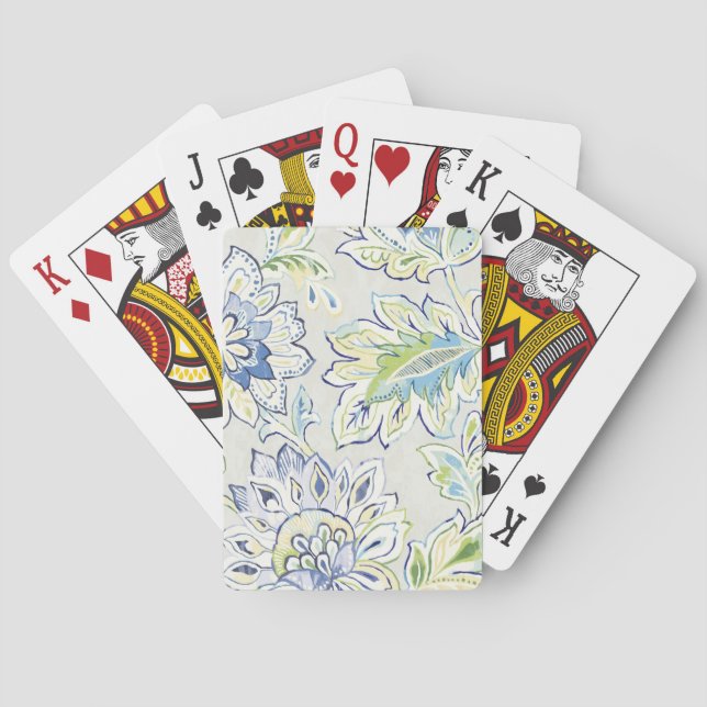 Baralho Flor Azul Boêmia (Verso)