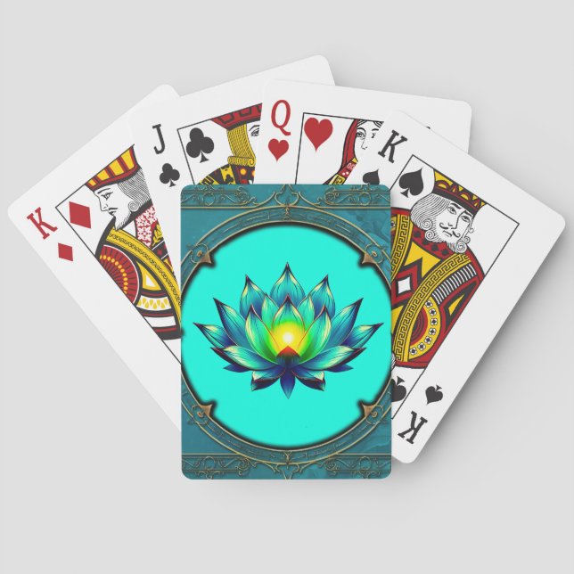 Baralho Flor de Elegância, Lotus Místico. (Verso)