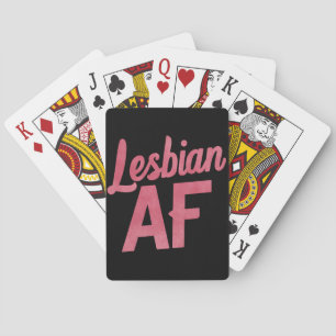 Baralho Flor Lesbiana AF Orgulho LGBT Desfile do Amor Gay