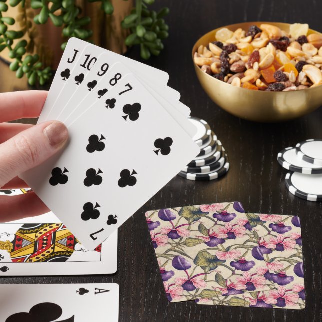 Baralho Floral Classic Playing Cards (In situ)