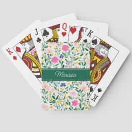Baralho Floral Moderno Personalizado
