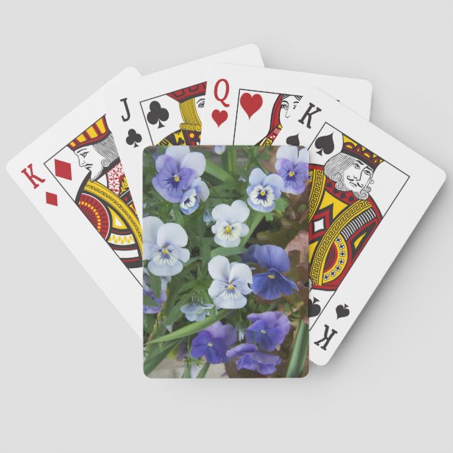Baralho Floral Violeta Pensée (Verso)