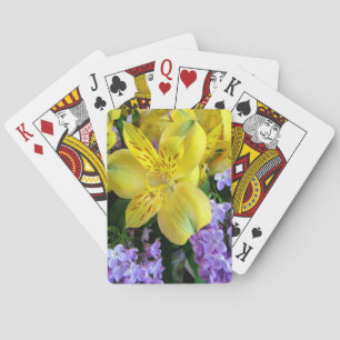 Baralho Flores de Alstroemeria e Lilacs