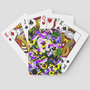 Baralho flores de cor múltipla