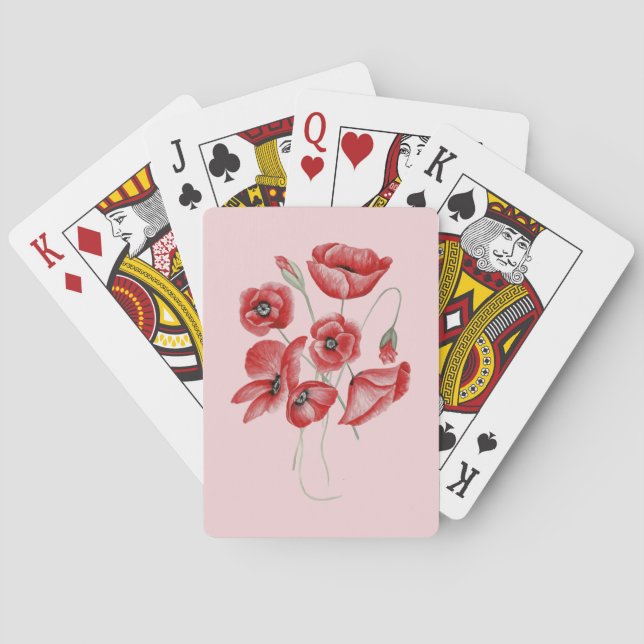 Baralho Flores de Papoila (Verso)
