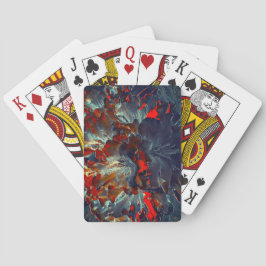 Baralho Flores digitais em cinzas e carvão sobre carvões