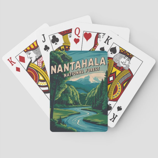 Baralho Floresta Nacional Nantahala (Verso)