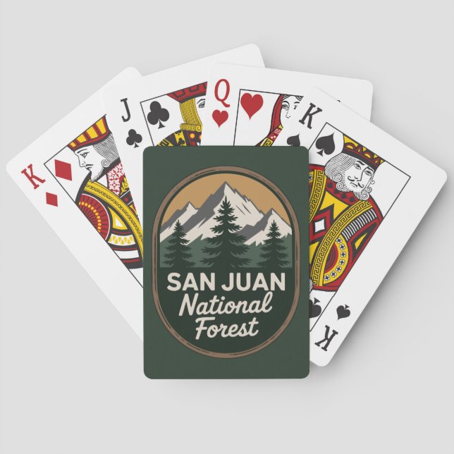 Baralho Floresta Nacional San Juan (Verso)