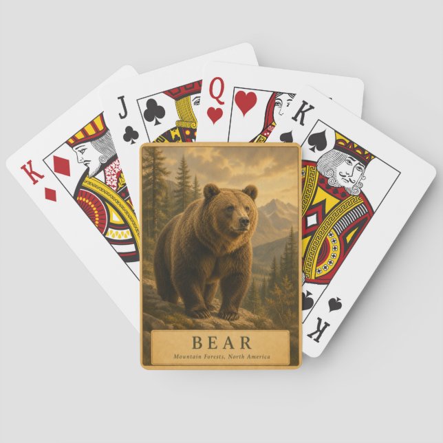 Baralho Florestas de Bear Mountain VINTAGE (Verso)