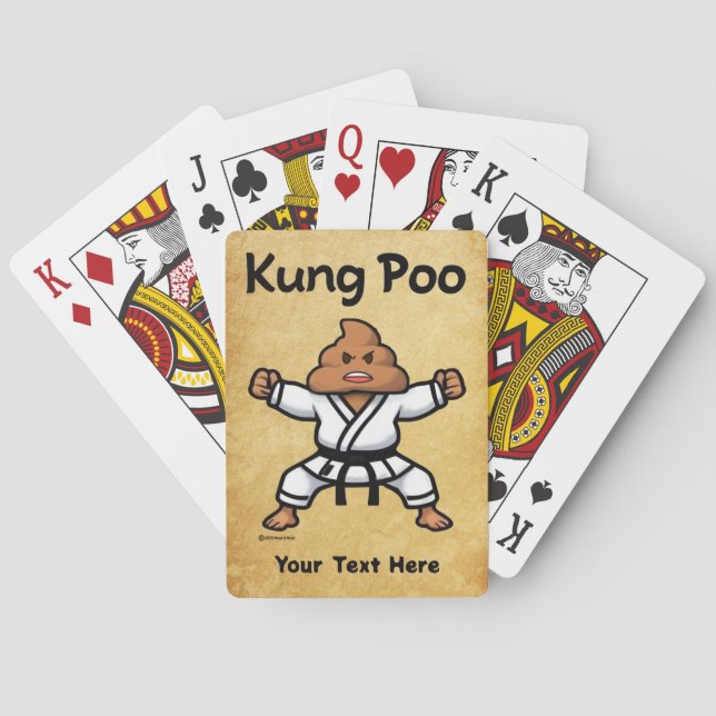 Baralho Fofo Kung Poo Karate (Verso)