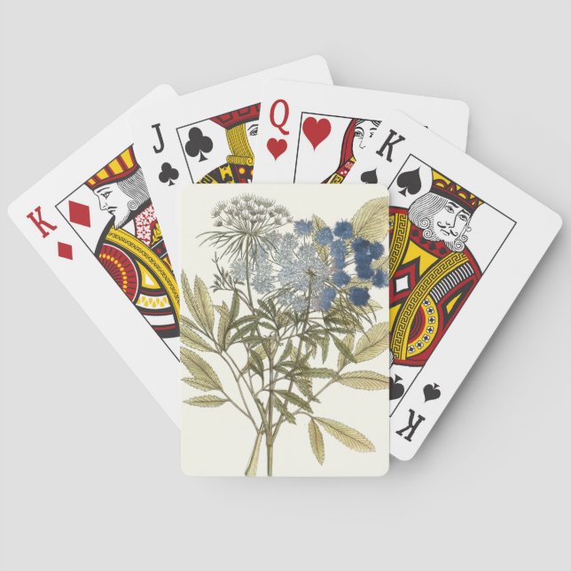 Baralho Folhas de Lacy - Flores e Verde (Verso)